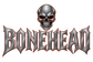 Bonehead logo — steel skull above the wordmark